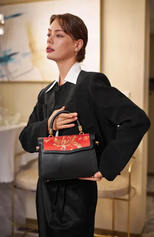 Phoenix Arc Bag – Crimson Phoenix Yun Jin | Limitierte Meisterwerk‑Edition sinodreams.ch