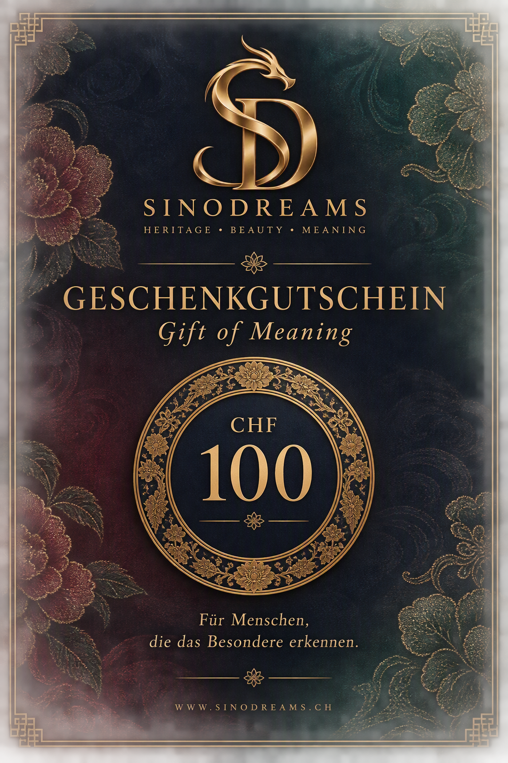 Sinodreams Geschenkgutschein