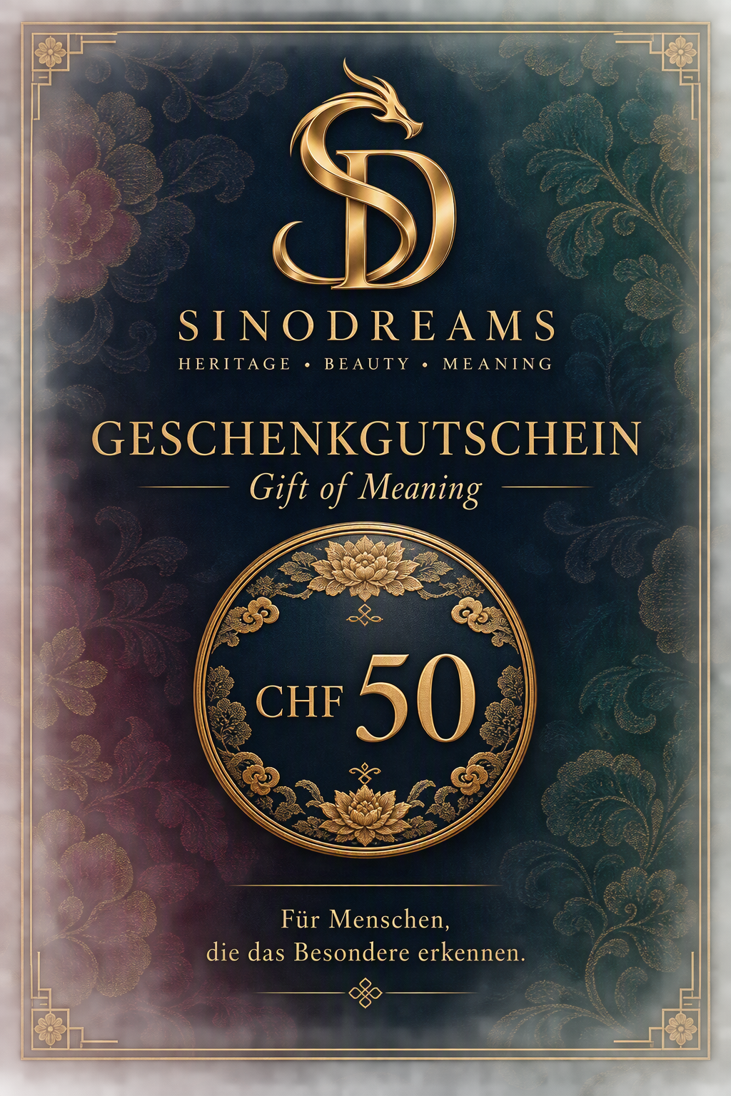 Sinodreams Geschenkgutschein