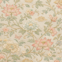 Sinodreams Brokatmotiv – traditionelles chinesisches Song‑Dynastie‑Design in goldener Seide, inspiriert von kaiserlicher Webkunst.