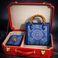 sinodreams phoenix arc gift set – luxuriöse geschenkbox aus handgewebtem brokat, imperial sky edition